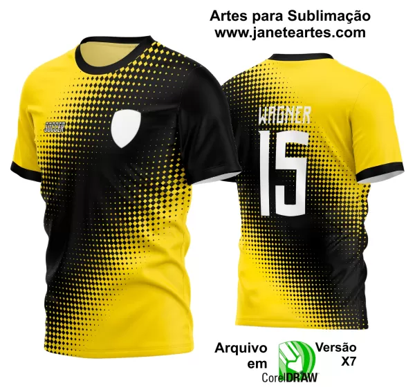 Arte Vetor Estampa Camisa Time Amador Futebol 2024