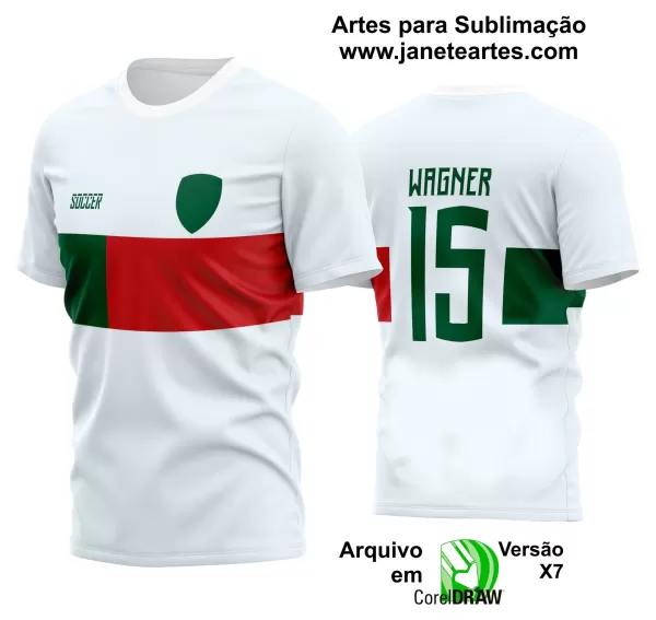 Arte Vetor Estampa Camisa Time Amador Futebol 2024