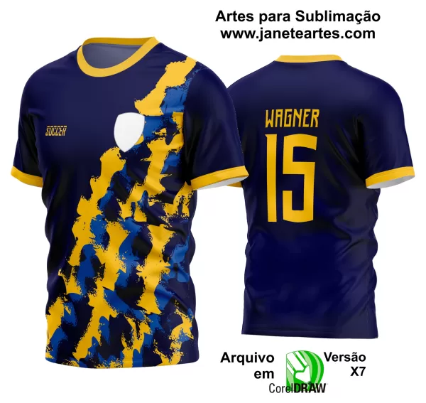 Arte Vetor Estampa Camisa Time Amador Futebol 2024