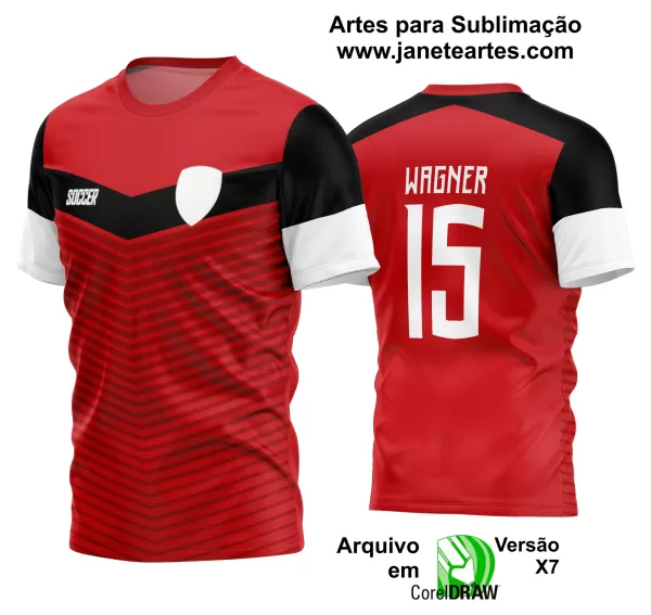 Arte Vetor Estampa Camisa Time Amador Futebol 2024