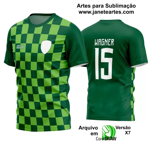 Arte Vetor Estampa Camisa Time Amador Futebol 2024