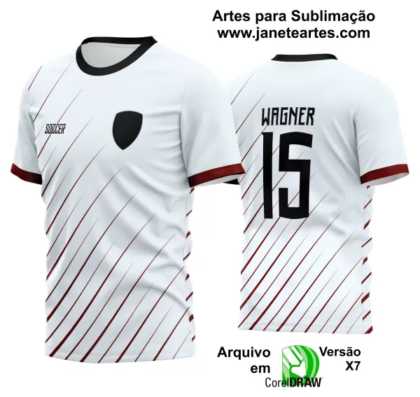 Arte Vetor Estampa Camisa Time Amador Futebol 2024