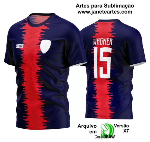 Arte Vetor Estampa Camisa Time Amador Futebol 2024