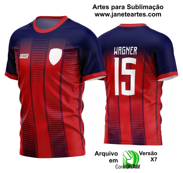 Arte Vetor Estampa Camisa Time Amador Futebol 2024