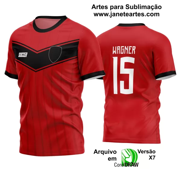 Arte Vetor Estampa Camisa Time Amador Futebol 2024