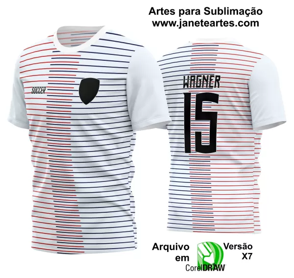 Arte Vetor Estampa Camisa Time Amador Futebol 2024