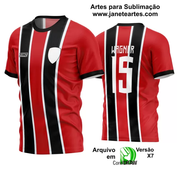 Arte Vetor Estampa Camisa Time Amador Futebol 2024