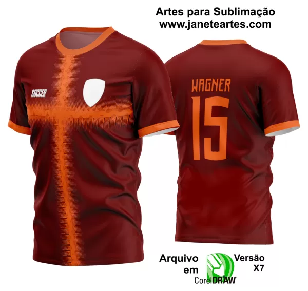 Arte Vetor Estampa Camisa Time Amador Futebol 2024