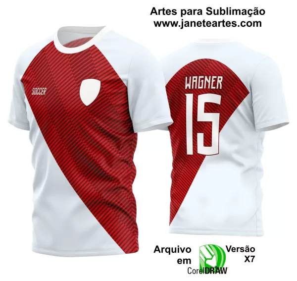 Arte Vetor Estampa Camisa Time Amador Futebol 2024