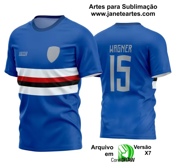 Arte Vetor Estampa Camisa Time Amador Futebol 2024