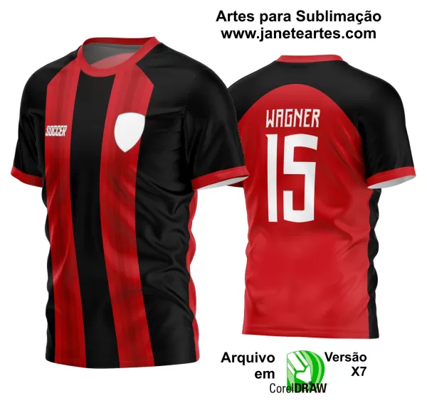 Arte Vetor Estampa Camisa Time Amador Futebol 2024