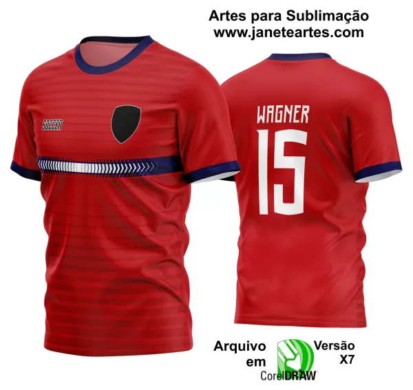 Arte Vetor Estampa Camisa Time Amador Futebol 2024