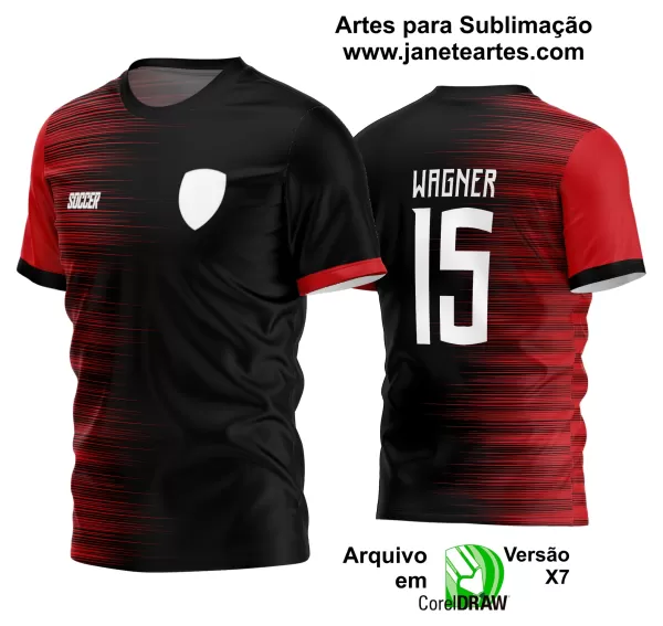 Arte Vetor Estampa Camisa Time Amador Futebol 2024