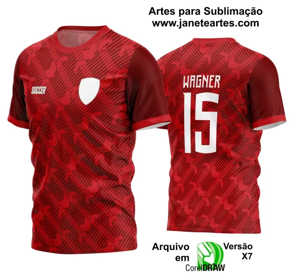 Arte Vetor Estampa Camisa Time Amador Futebol 2024