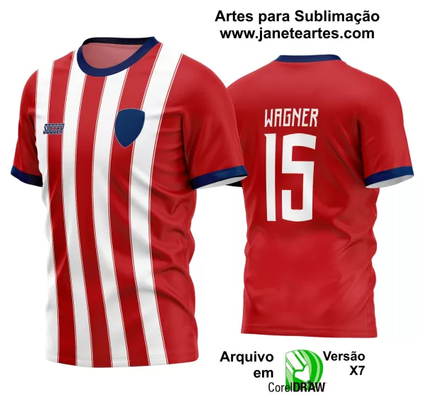 Arte Vetor Estampa Camisa Time Amador Futebol 2024