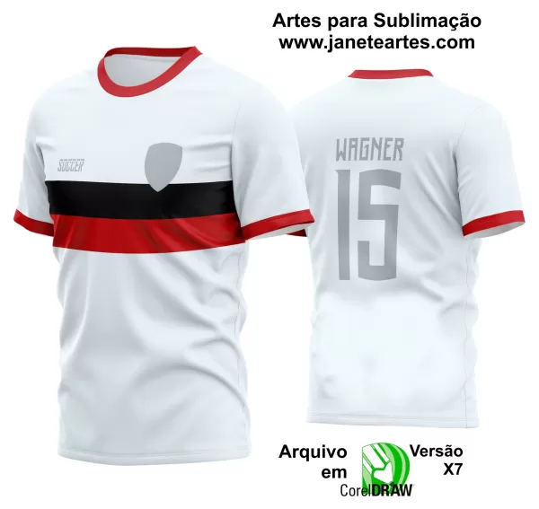 Arte Vetor Estampa Camisa Time Amador Futebol 2024