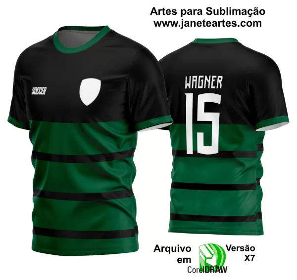 Arte Vetor Estampa Camisa Time Amador Futebol 2024