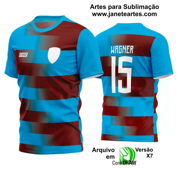 Arte Vetor Estampa Camisa Time Amador Futebol 2024