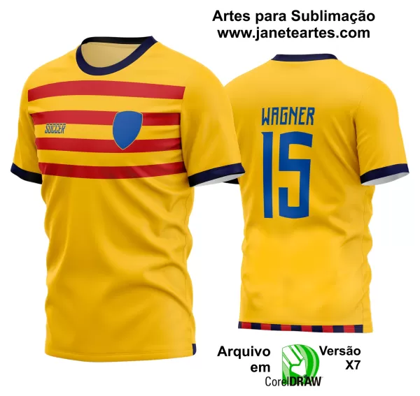 Arte Vetor Estampa Camisa Time Amador Futebol 2024