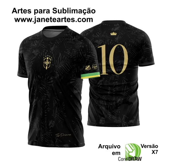 Arte Vetor Camisa Brasil Oficial Reserva 2022-23 + Bônus