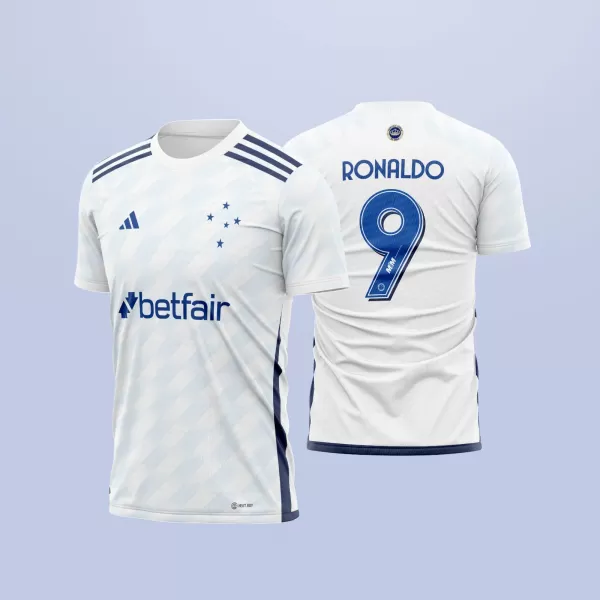 Encontre arte vetor para a nova camisa reserva do Cruzeiro 2023-24. Personalize seu apoio com designs exclusivos. Arquivo digital enviado por e-mail ou WhatsApp