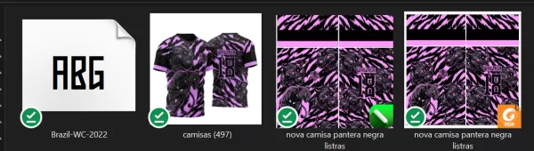 Arte Vetor Template Camisa de InterClasse Pantera Negra Fundo Tigre 2023 Rosa