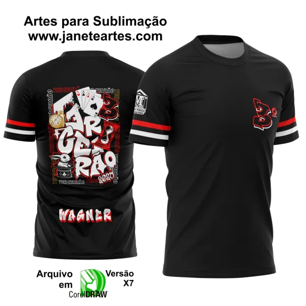 Camisa Terceirão - Arte Vetor - Coelho 2