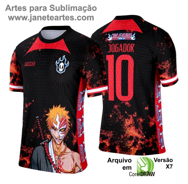 Camisa de Interclasse - Arte Vetor - Anime