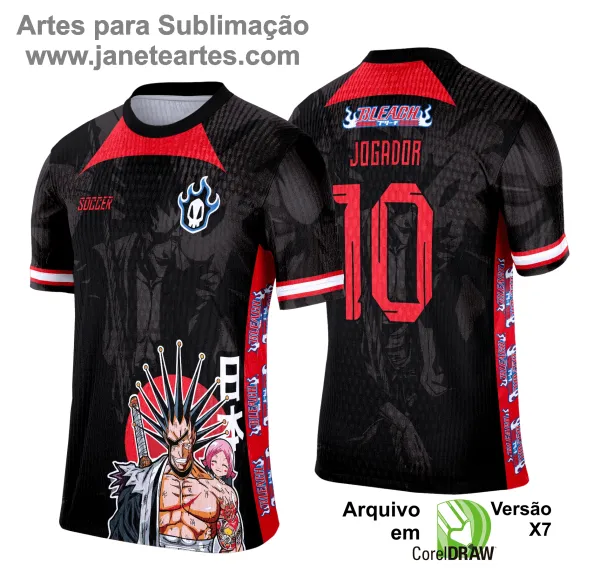 Camisa de Interclasse - Arte Vetor - Anime