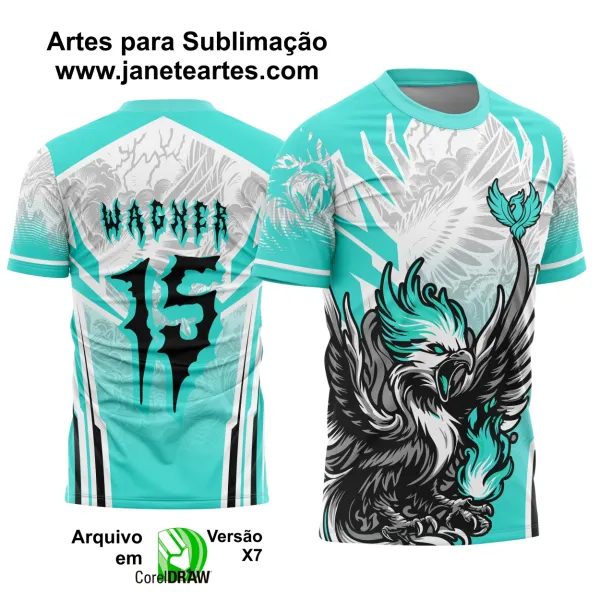 Camisa de Interclasse - Arte Vetor - Fênix