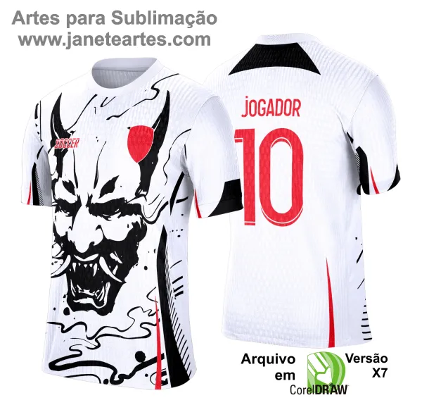 Camisa de Interclasse - Arte Vetor - Samurai