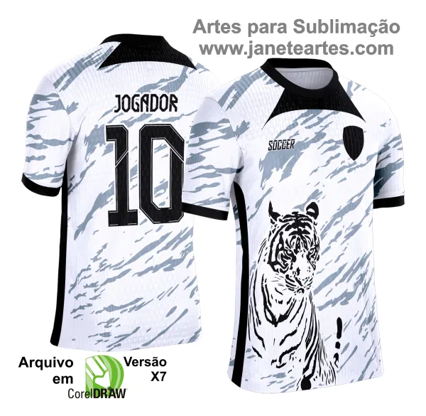 Camisa de Interclasse - Arte Vetor - Tigre