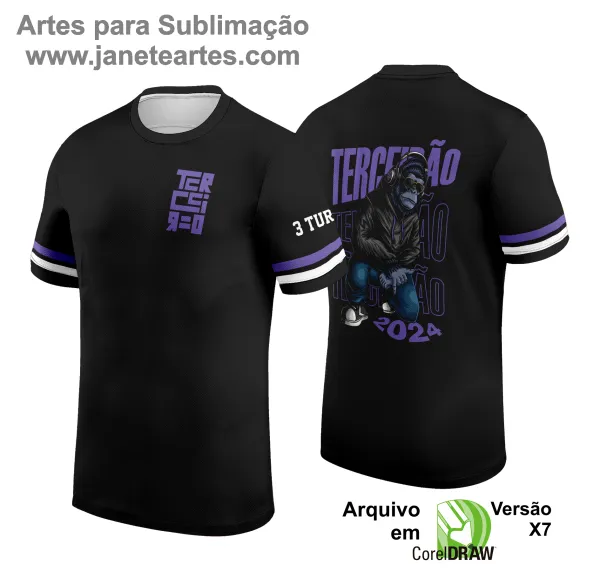 Arte Vetor Camisa de Terceirão 2025