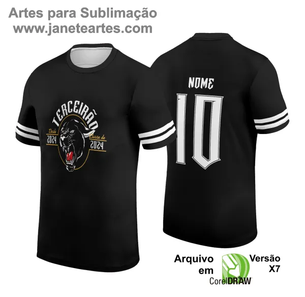 Arte Vetor Camisa de Terceirão 2025