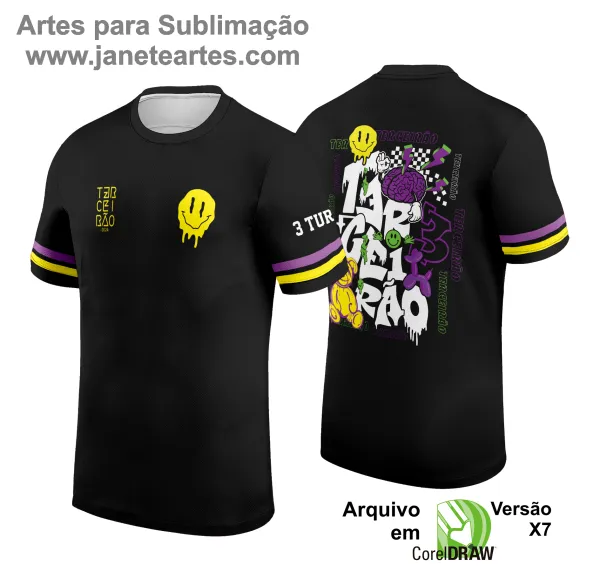 Camisa de Terceirão Personalizada, Camisa Exclusiva Terceirão, Uniforme Escolar Terceirão, Camiseta Criativa Terceirão 2025