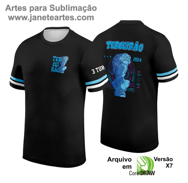 Arte Vetor Camisa de Terceirão 2025