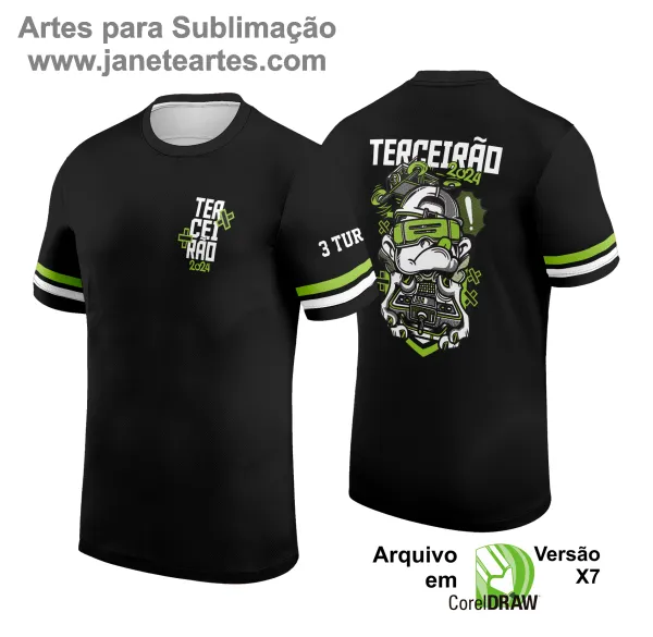 Arte Vetor Camisa de Terceirão 2025