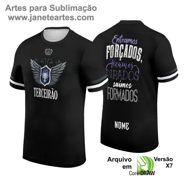 Arte Vetor Camisa de Terceirão 2025