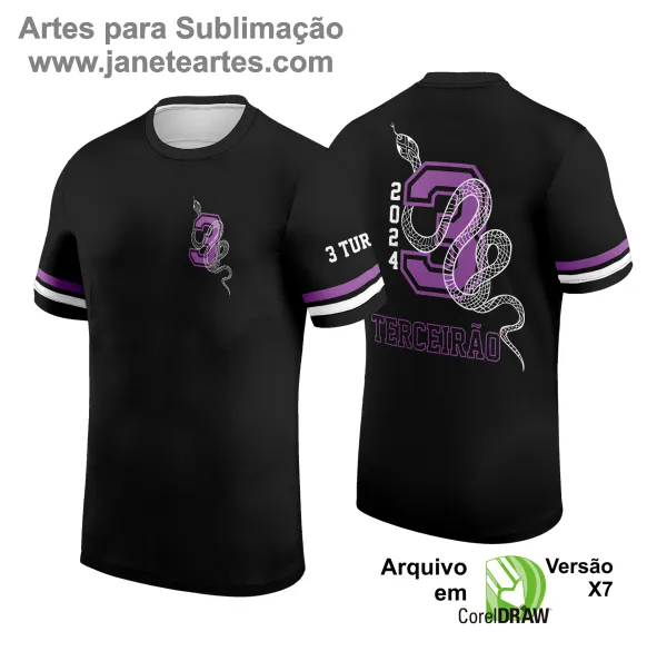 Arte Vetor Camisa de Terceirão 2025