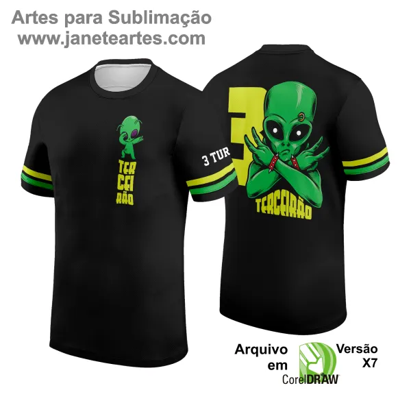 Camisa de Terceirão Personalizada, Camisa Exclusiva Terceirão, Uniforme Escolar Terceirão, Camiseta Criativa Terceirão 2025