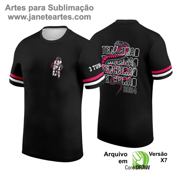 Arte Vetor Camisa de Terceirão Cobra 2025