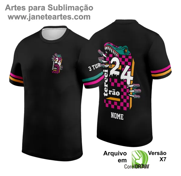 Arte Vetor Camisa de Terceirão Dino 2025