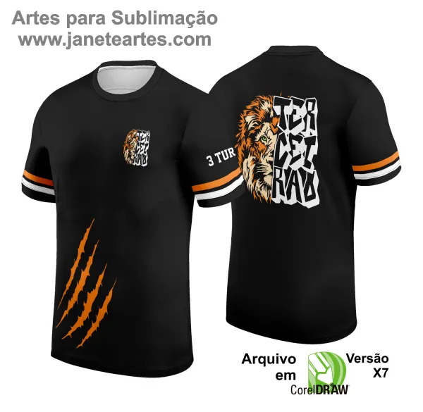 Arte Vetor Camisa de Terceirão Leão 2025