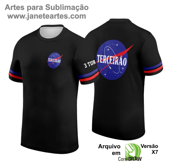 Arte Vetor Camisa de Terceirão Nasa 2025