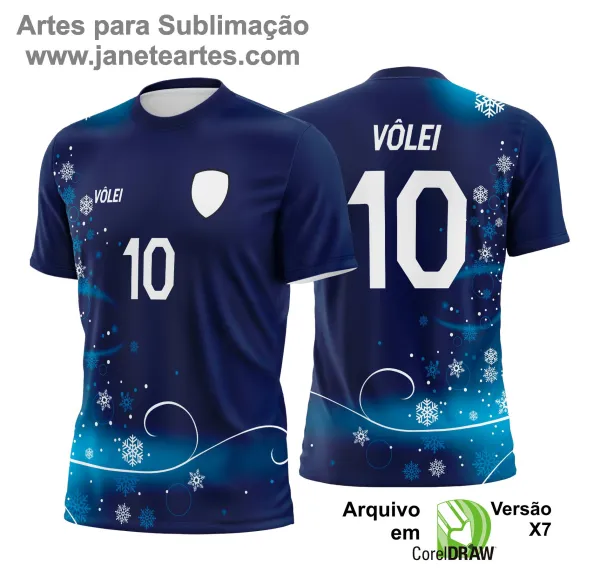 Arte Vetor Camisa de Vôlei - Estampa Camisa de Vôlei