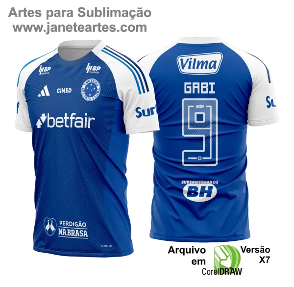 Camisa do Cruzeiro Titular 2025 -2026