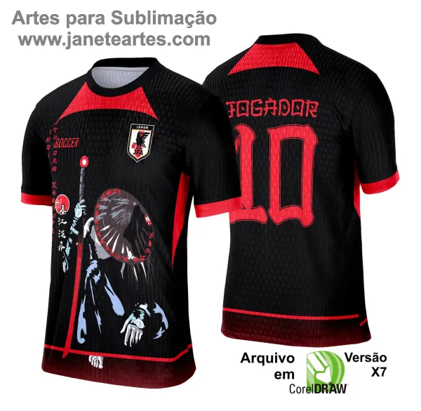 Arte Template Camisa de Interclasse 2025 | Japão