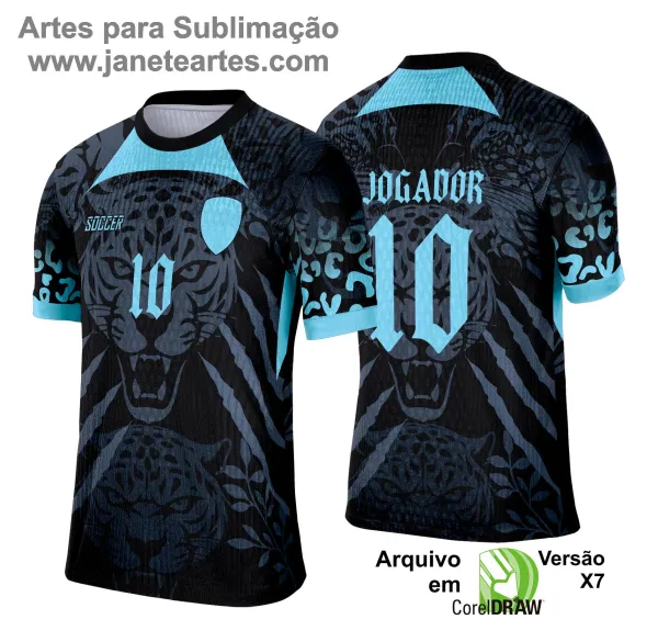 Arte Template Camisa de Interclasse 2025 | Onça Pintada