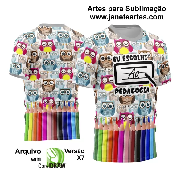 Educação com Estilo: Arte Vetor de Camisas para Professoras 2024 Modelo 02