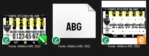 Fonte Atlético MG 2022